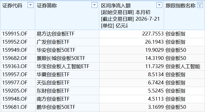 基金经理齐发声！创业板ETF资金流入提速，释放什么信号？